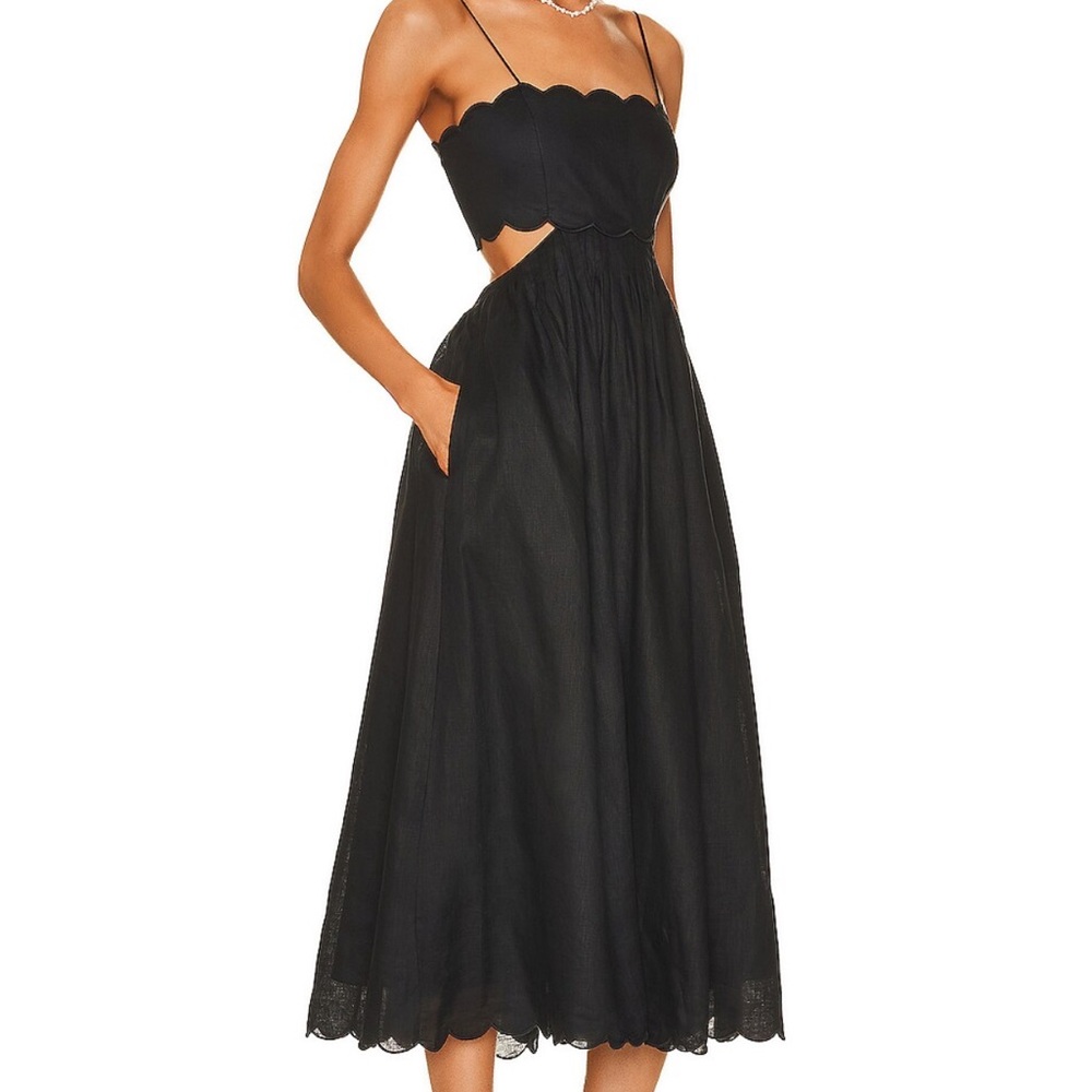 Zimmerman Jude Scallop Cutout Maxi Dress
